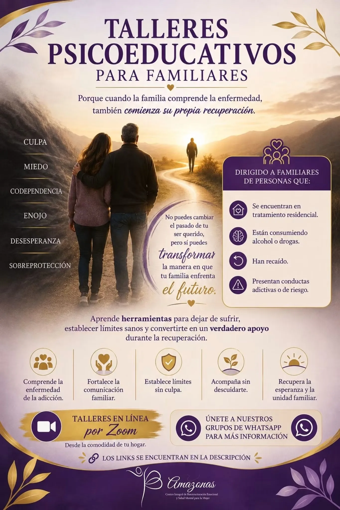 Talleres psicoeducativos para familiares